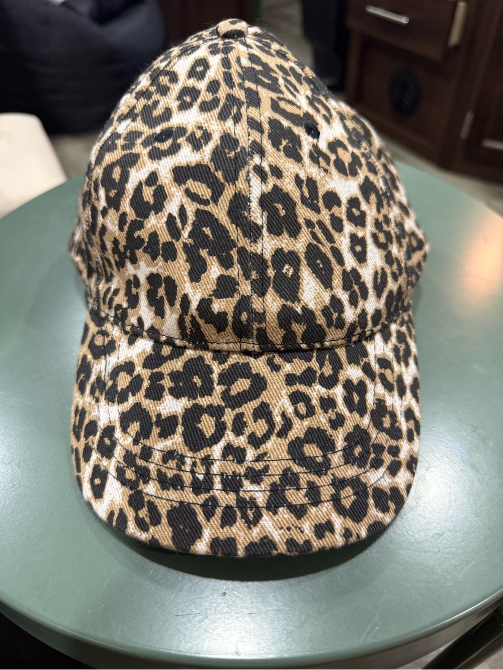 Leopard Print Adjustable Baseball Cap